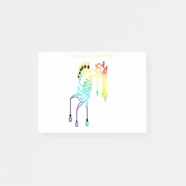 Förderung und Verwirklichung Post-it Klebezettel (Vorderseite)