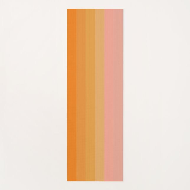 Förderung von Orange und Rosa Yoga Mat Yogamatte (Vorderseite)