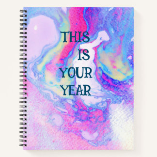 Förderung von positivem Denken und persönlichem Wa Notizbuch