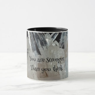 Förderung von Quartz mit Inspirationskraft Tasse