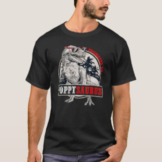 Förderung zu Poppysaurus T rex Dinosaurier Funny T-Shirt