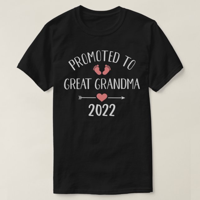 Förderung zur Urgroßmutter 2022 für Schwangerschaf T-Shirt (Design vorne)