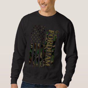 Fordham United Staaten beängstigende Camouflage un Sweatshirt