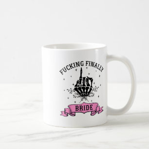 Fording schließlich Bride Skeleton Hand Halloween  Kaffeetasse
