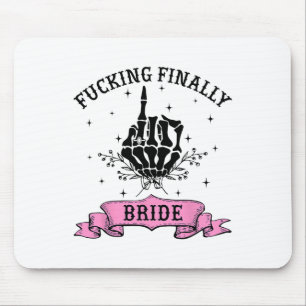 Fording schließlich Bride Skeleton Hand Halloween  Mousepad