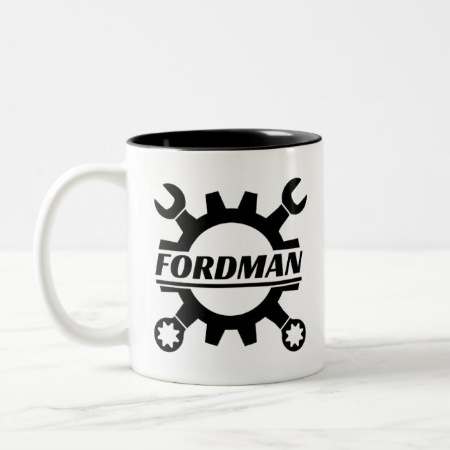 Fordman AKA Kenneth Oaks Gear Coffee Tasse (Links)