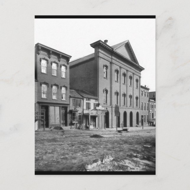 Fords Theater in Lincoln. Washington, D.C. Postkarte (Vorderseite)