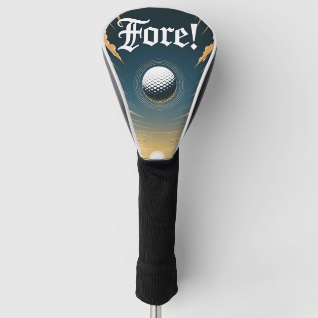 Fore Golf Driver Cover Headcover (Vorderseite)