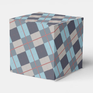 Forelle Blue Gray Baumwolle Orange Red Pattern Geschenkschachtel