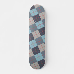 Forelle Blue Gray Baumwolle Orange Red Pattern Skateboard