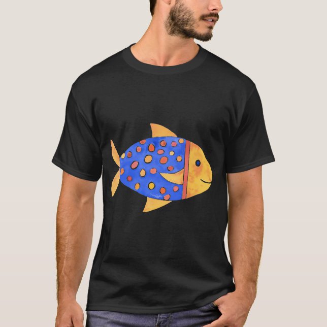 Forelle & Blumen T-Shirt (Vorderseite)