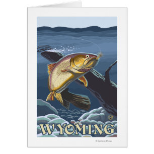 Forelle, die Querschnitt - Wyoming fischt