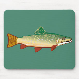 Forelle Fish Illustration Mousepad