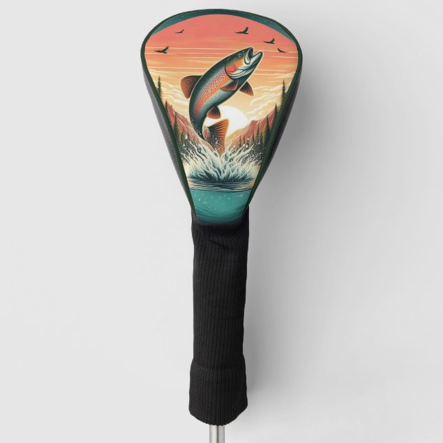 Forelle Golf Headcover (Vorderseite)