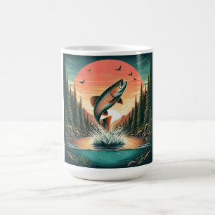 Forelle Kaffeetasse