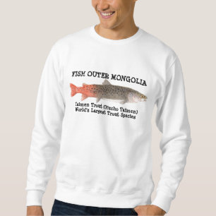 Forelle-Kleid Fisch-äußeres Mongolei Taimen Sweatshirt