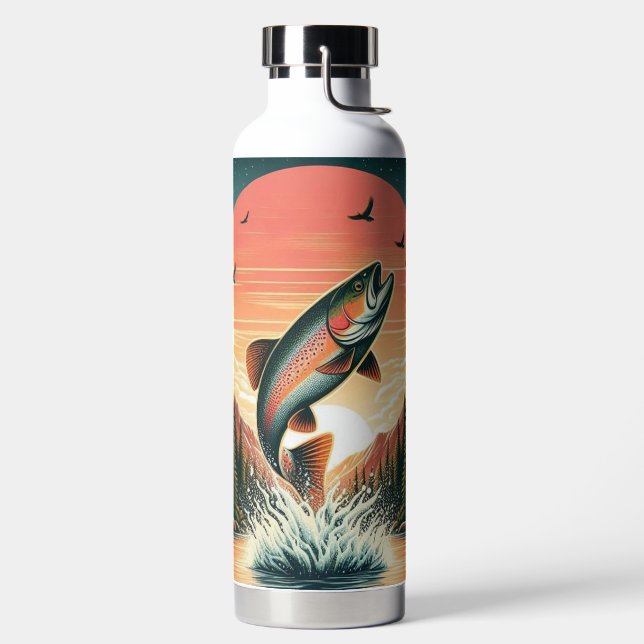 Forelle Trinkflasche (links)