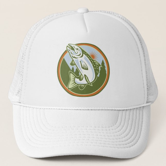 Forelle Truckerkappe (Vorderseite)