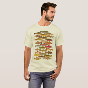 Forelle-u. Lachs-Spezies T-Shirt