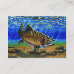 FORELLE Visitenkarte-Schablone Visitenkarte