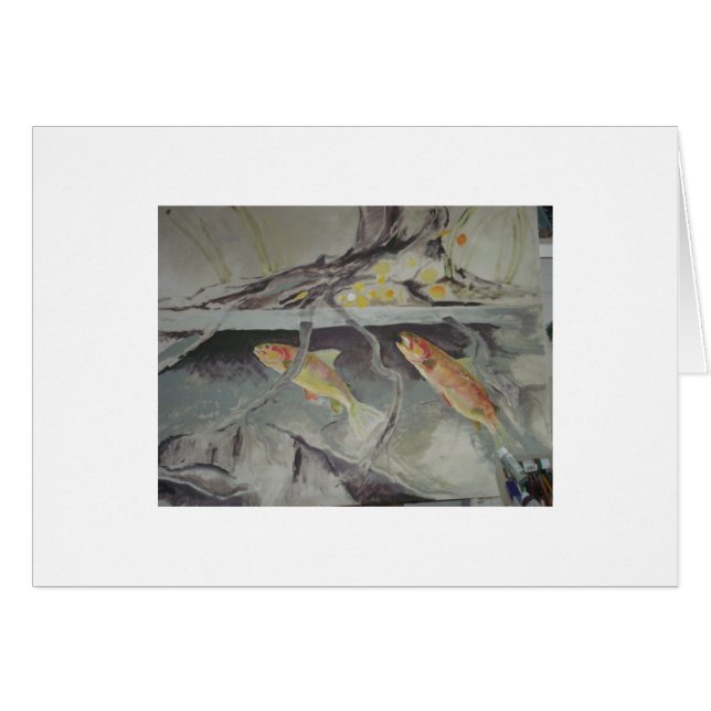 Forellefüttern (Vorderseite (Horizontal))