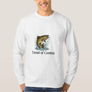 Forellen der Kontrolle Langarm T-Shirt