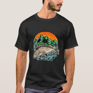 Forellen Fischen Natur für Berge Lover und Fi T-Shirt