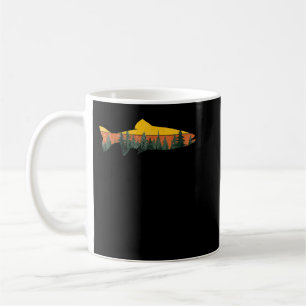 Forellen Fischen Outdoor Forest Nature Wildlife F Kaffeetasse