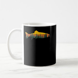 Forellen Fischen Outdoor Forest Nature Wildlife F Kaffeetasse