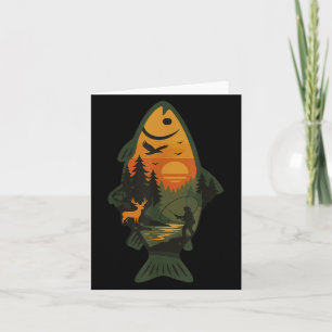 Forellen Fischen Outdoor Forest Nature Wildlife S Karte