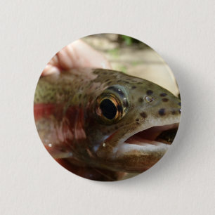 Forellen in Händen Button