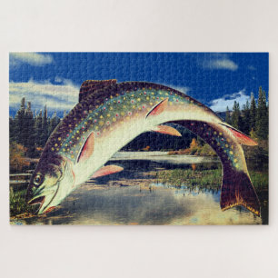 Forellen-Seen-Puzzle Puzzle