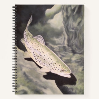 Forellen Skizzenbuch Notizbuch