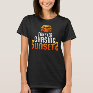 Forellen Sonnenuntergang Sommertreppe Sonnenunterg T-Shirt