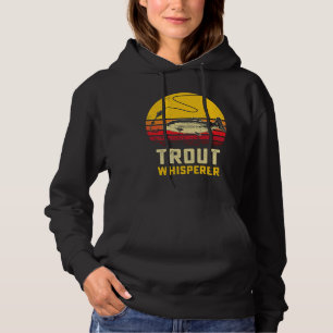 Forellen Whisperer Retro Foreut Fisch Vintag F Hoodie