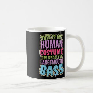 Forellenangler-Kostüm-Geschenk für Erwachsene mit Kaffeetasse