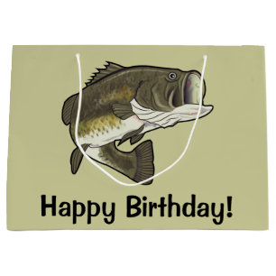 Forellenbarsch-alles Gute zum Geburtstag Große Geschenktüte