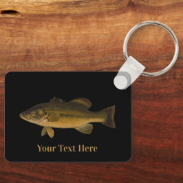 Forellenbarsch Ihr Text hier Fisch Schlüsselanhänger