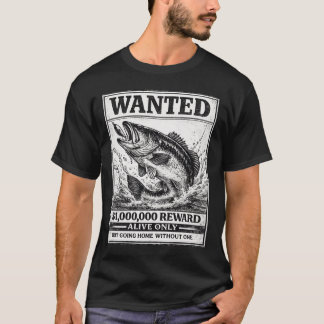 Forellenbarsch T-Shirt Geschenk für Angelfreunde