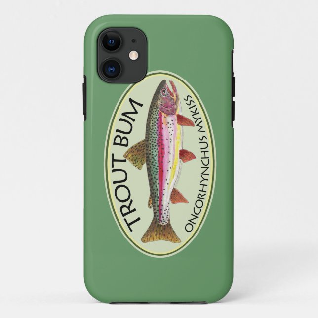 Forellenbarsche Fischerei Case-Mate iPhone Hülle (Rückseite)