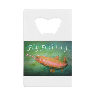 Forellenfisch Lachs/Regenbogenforelle Geldbeutel Flaschenöffner