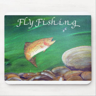 Forellenfisch Lachs/Regenbogenforelle Mousepad