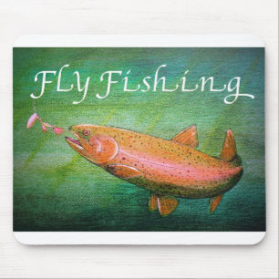 Forellenfisch Lachs/Regenbogenforelle Mousepad