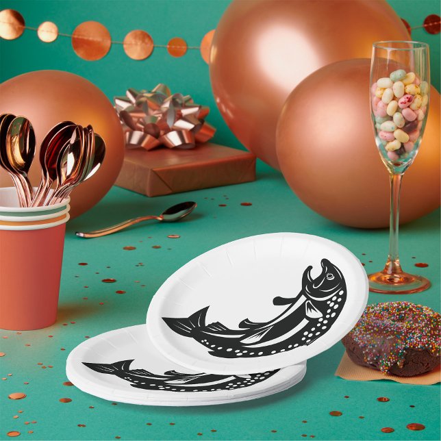 Forellenfisch Pappteller (Von Creator hochgeladen)