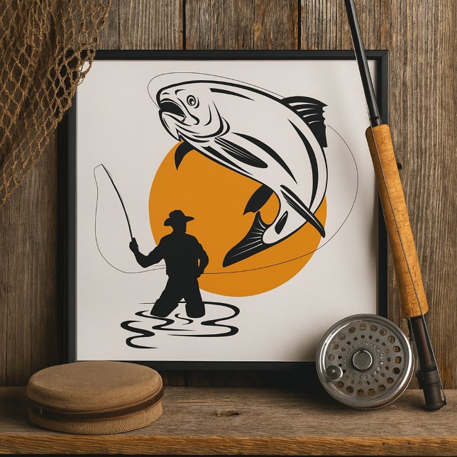 Forellenfischen Poster (Von Creator hochgeladen)