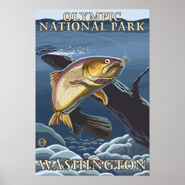 Forellenfischerei Abschnitt 2 Poster (Vorne)