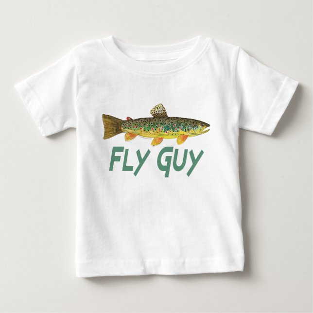 Forellenfischerei Baby T-shirt (Vorderseite)