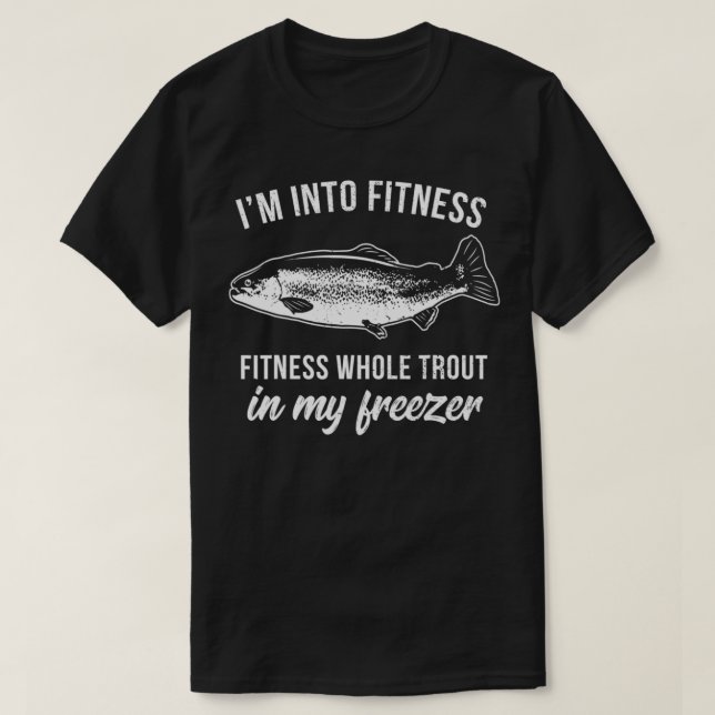 Forellenfischerei Fisch Fisch Fisch Fisch Fisch Fi T-Shirt (Design vorne)
