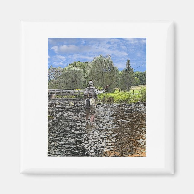 Forellenfischerei Magnet (Vorne)