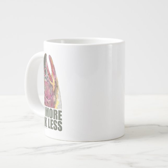 Forellenfischerei mehr Jumbo-Tasse (Vorderseite Links)